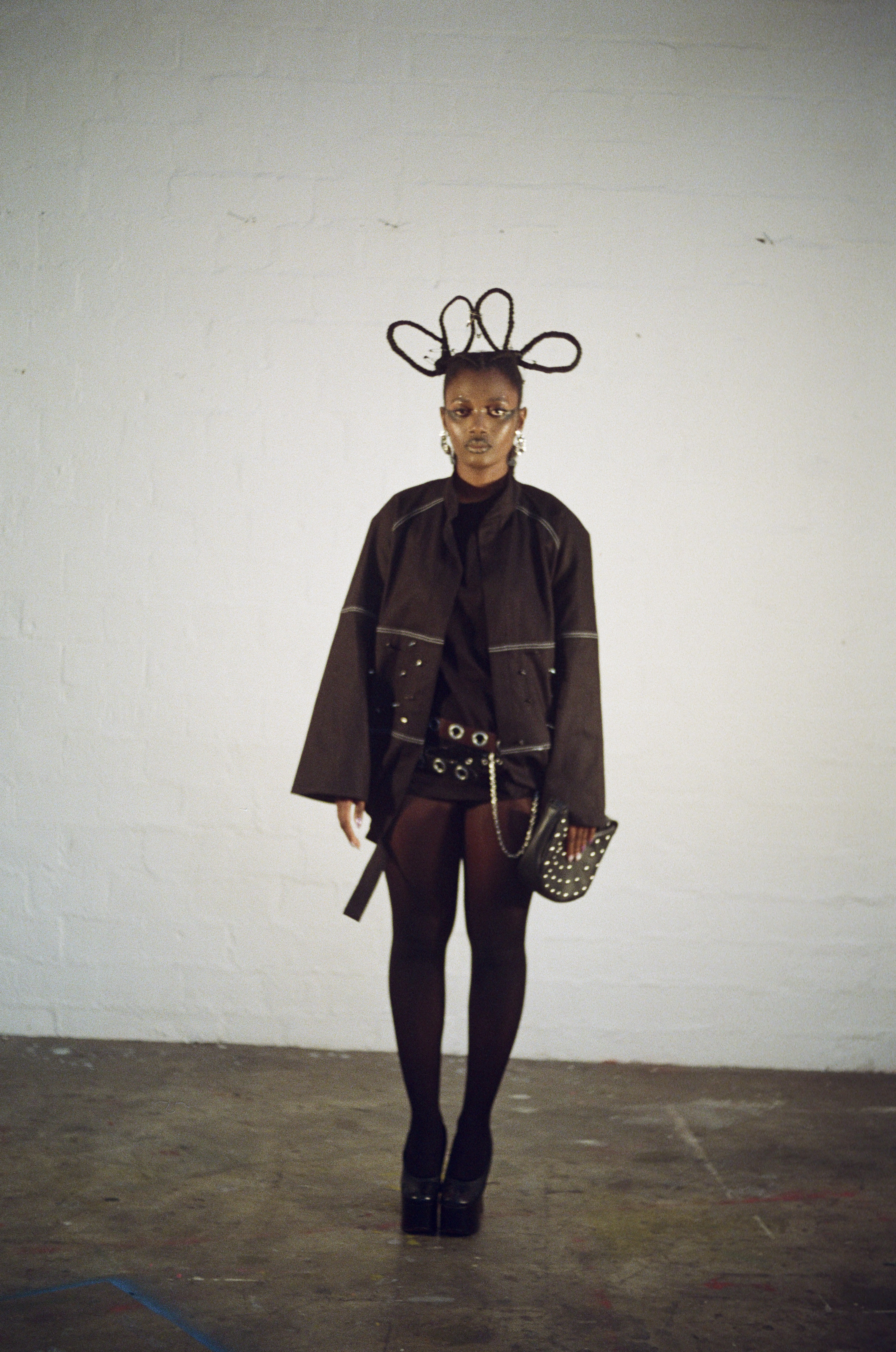 AW 25 Black Spiked Jacket